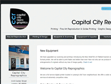 Tablet Screenshot of capitalcityblueprint.com
